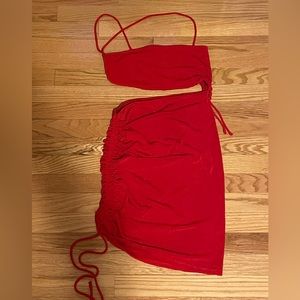 Princess Polly red cutout mini